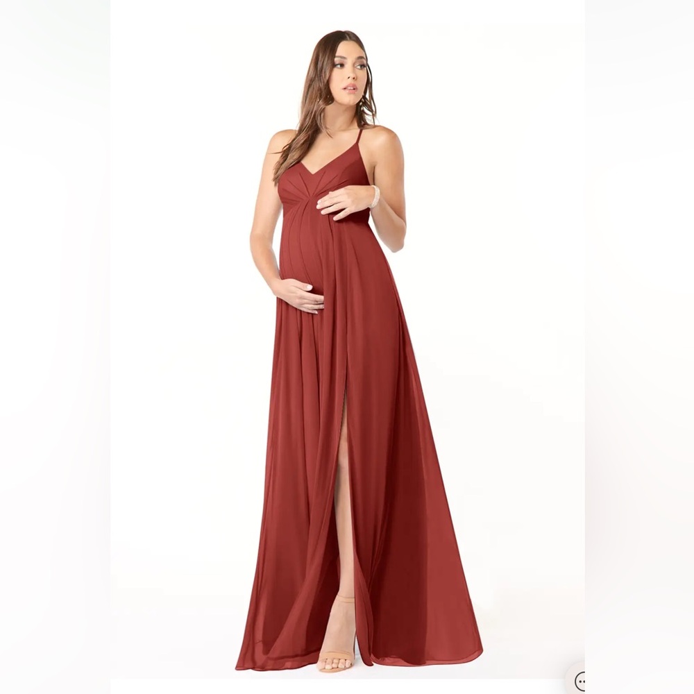 AZAZIE Annabelle Bridesmaid Dress | Terracotta | Size A6